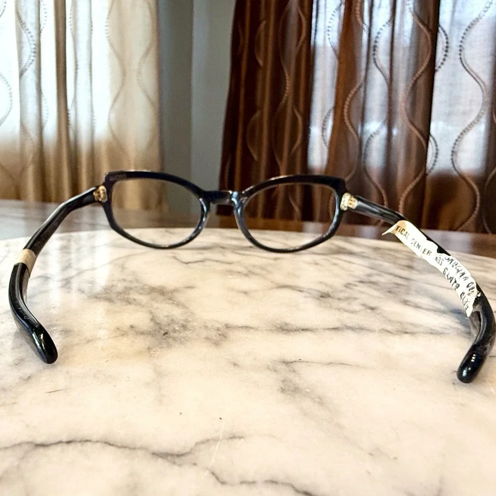 NEW! 50s VTG American Optical MCM Women Eyeglass Frames Eye Glasses Slate Blue